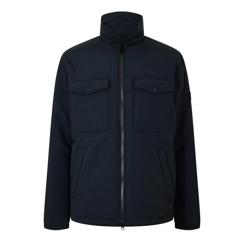 Image of Barbour International Distill Quilted Jacket - L Black Coats and Jackets male MQU1828BK11 L