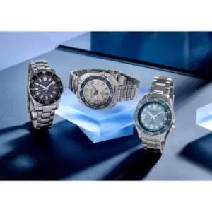 Image of Seiko Prospex Glacier Special Edition 'Save the Ocean' 1965 Re-interpretation Automatic Blue Dial Steel Bracelet Mens Watch SPB297J1