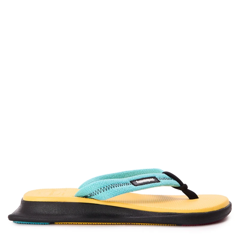 Image of Havaianas Womens Tradi Zori Flip Flops Gold Yellow female 3/4