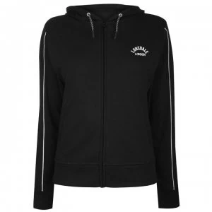 Image of Lonsdale Interlock Hoodie Ladies - Black