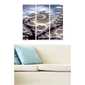 Image of MDF2433291 Multicolor Decorative MDF Painting (3 Pieces)