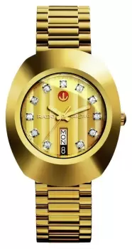 Image of RADO R12413493 DiaStar 'The Original Automatic' 35mm Gold Watch