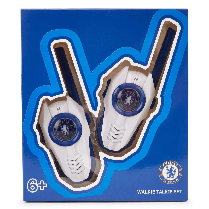 Image of Chelsea FC Chelsea FC Walkie Talkie Set Childrens Toys 16x6cm Black 77739390000