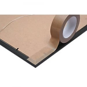Image of pacplus Kraft Paper Tape ECO50 50 mm (W) x 50 m (L) Brown Pack of 36