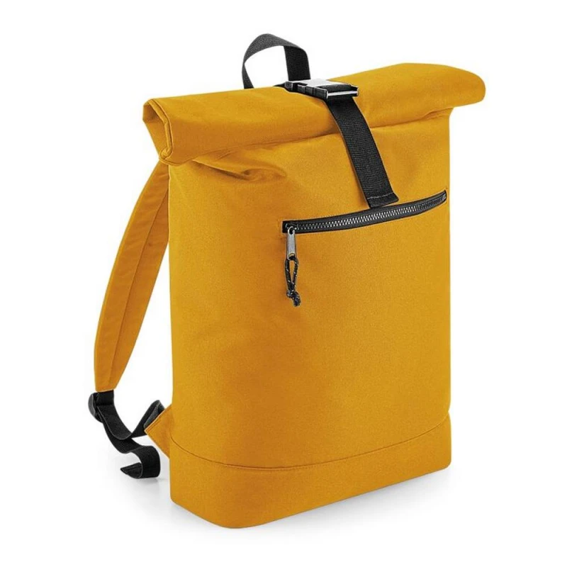 Image of Bagbase Mens Roll Top Backpack in Mustard Mustard Male