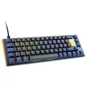 Image of Ducky One 3 Daybreak SF Corded Gaming keyboard, Keyboard German, QWERTZ Blue-grey