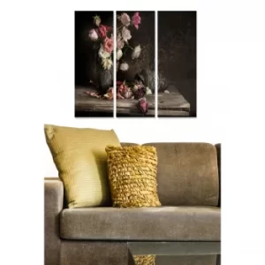 Image of MDF250987573 Multicolor Decorative MDF Painting (3 Pieces)