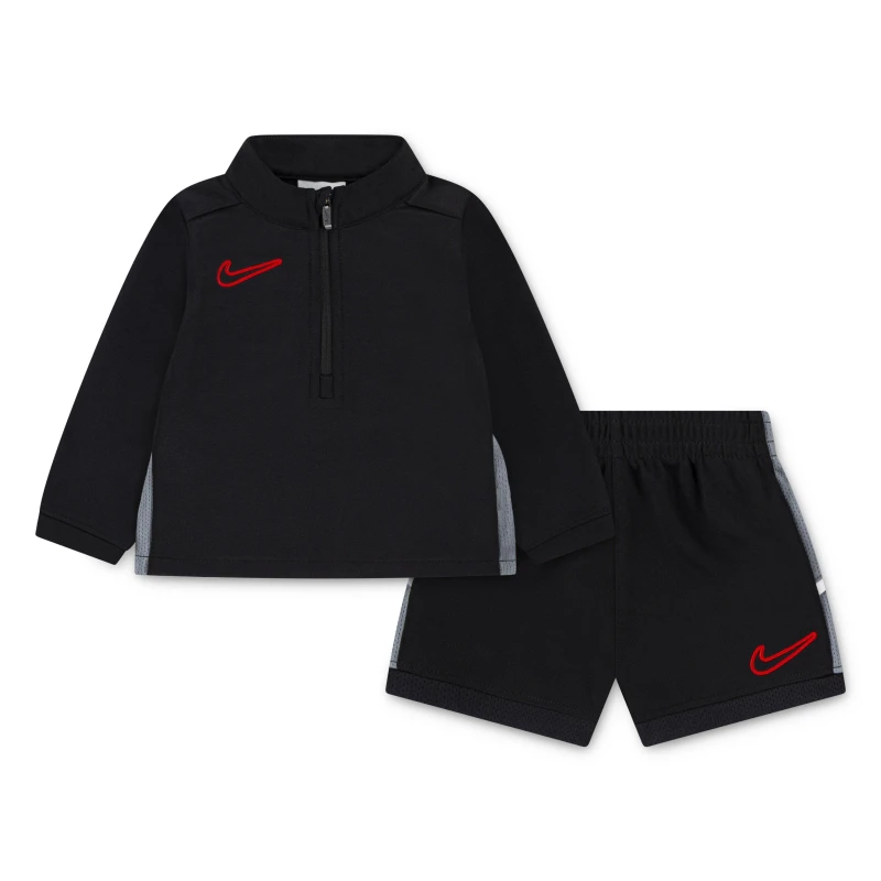 Image of Nike Acad1/4Z NB Set Bb61 Black/Red male 3-6 Mnth