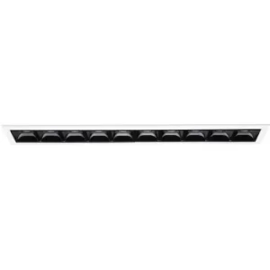 Image of Ideal Lux 10 Light Recessed Downlight Black, 4000K, 21W