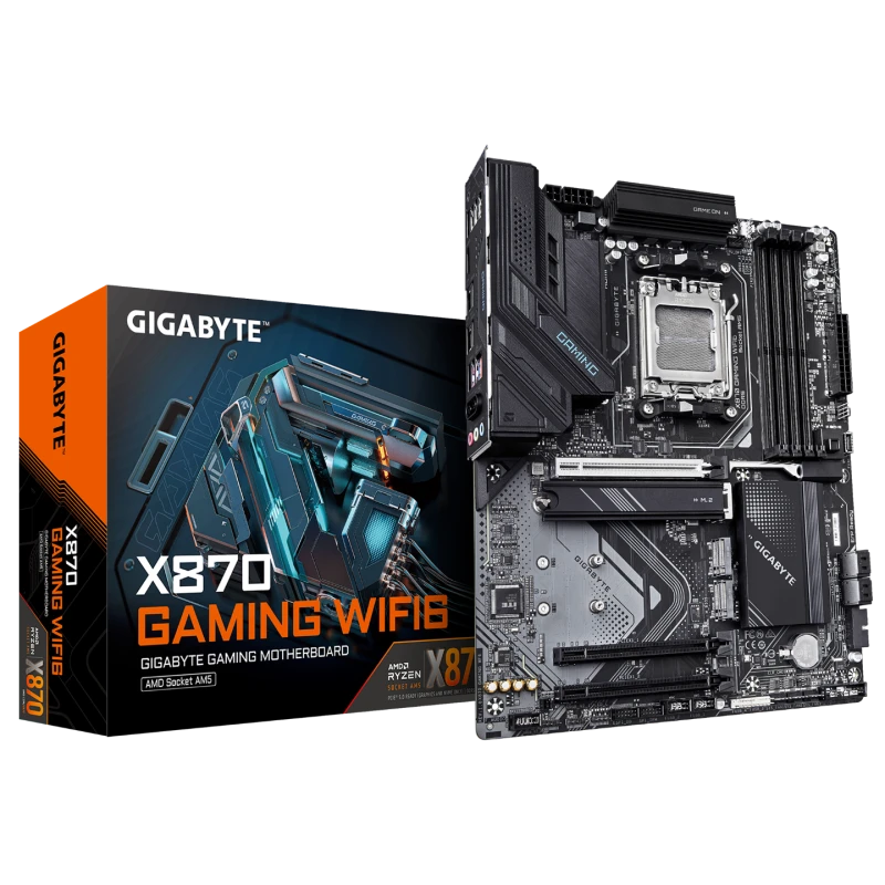 Image of Gigabyte X870 GAMING WIFI6 AMD Ryzen DDR5 WIFI Motherboard - Socket AM5