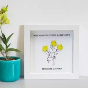 Image of Personalised Blooming Marvellous Print