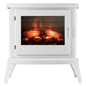 Image of Focal Point Fires 1.8kW Svelvik Electric LED Stove - White