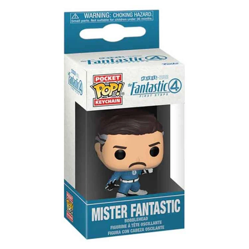 Image of AJ Toys & Books Funko Pop Keychain: Fantastic Four S1 - Mister Fantastic