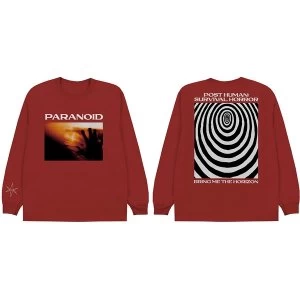 Image of Bring Me The Horizon - Paranoid Unisex Medium T-Shirt - Red