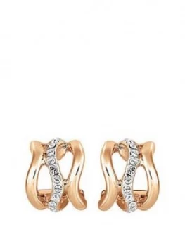 Image of Buckley London Buckley London Bayswater Half Hoop Earrings Free Gift Bag