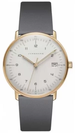 Image of Junghans Max Bill Damen Quartz Grey Leather 047/7854. Watch
