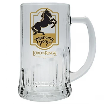 Image of Lord of The Rings Prancing Pony Beer Glass