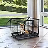 Image of PawHut Dog Cage D02-020 750 x 920 x 620 mm Black