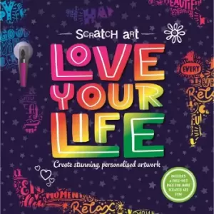 Image of Scratch Art Love Your Life Activity Book, none