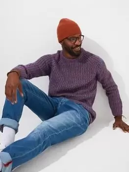 Image of Joe Browns Shore Crew Jumper - Purple, Purple Size M Men