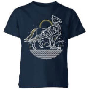 Image of Harry Potter Buckbeak Kids T-Shirt - Navy - 7-8 Years - Navy