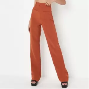 Image of Missguided Tall Tailored Trouser - Orange