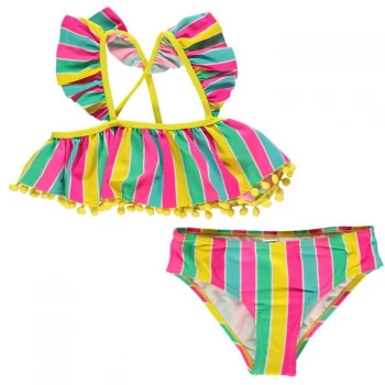 Image of Crafted Swimsuit Infant Girls - RainBow Frill