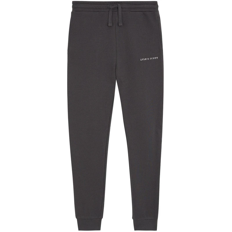 Image of Lyle and Scott Lyle Script Jogger - Grey Grey 9 - 10 Years