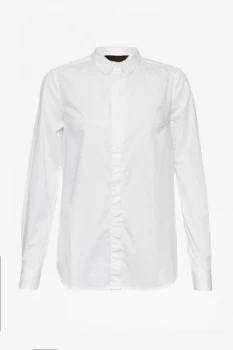 Image of Great Plains Classic Stretch Cotton Shirt Winter White