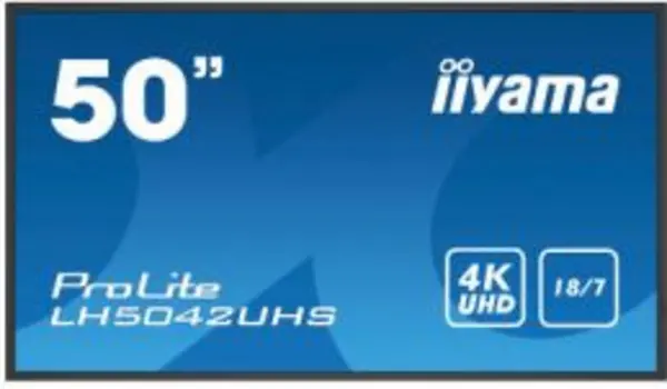 Image of iiyama 50" ProLite LH5042UHS-B1 4K Ultra HD Signage Commercial Display