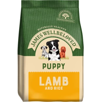 Image of James Wellbeloved Puppy Lamb and Rice Dog Food 2kg