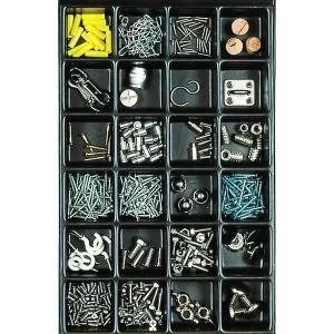 Image of Bisley Multi Drawer Insert Tray Plastic 24 Compartments 224P5