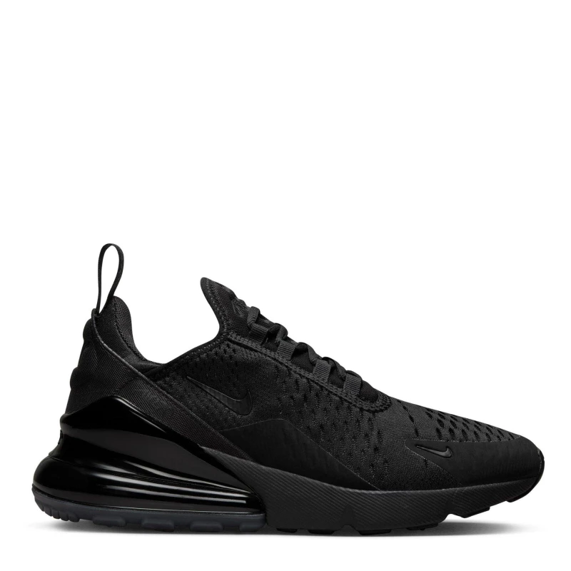 Image of Nike Air Max 270 Ladies Trainers Triple Black female 7 (41)