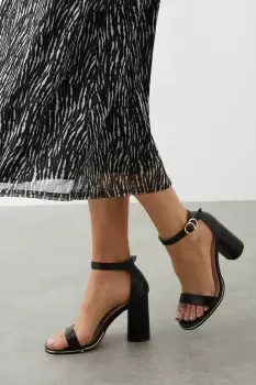 Image of Smooth Block Heel Sandals