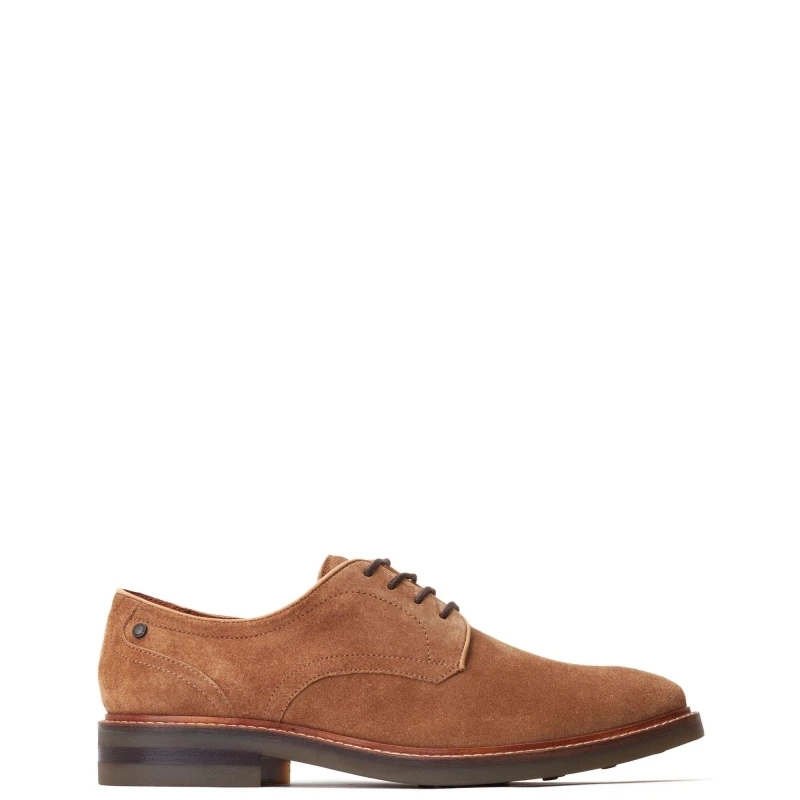 Image of Base London Base London Men Mawley Derby Shoe in Camel Size: 8 Camel 8 Male 5038538358145