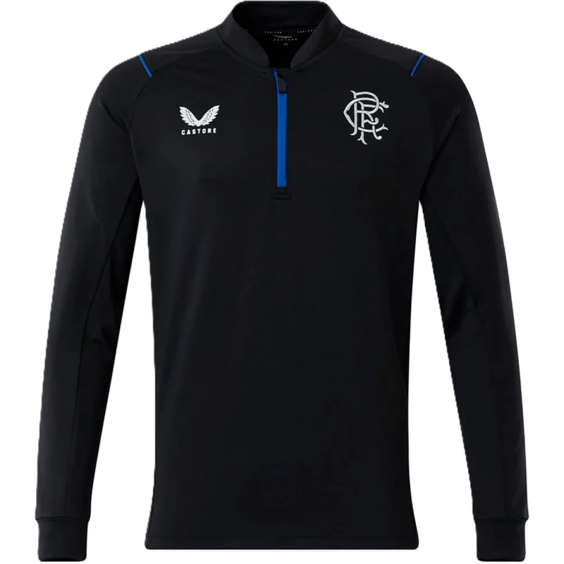 Image of Castore quarter Zip Fleece Black male 2XL