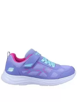 Image of Skechers Glimmer Kicks Fresh Glow Trainer, Blue, Size 3 Older