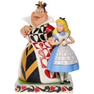 Image of Disney Alice and the Queen Of Hearts Figure