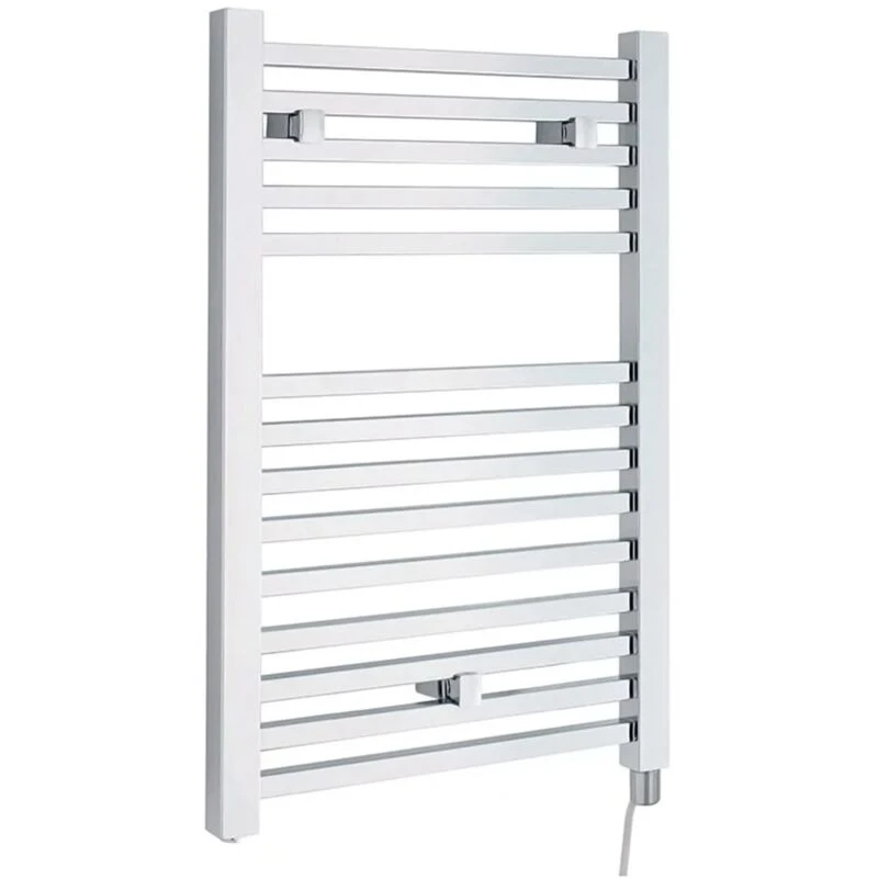 Image of Nuie Square Radiator 690 X 500Mm (200W) Chrome, Silver HL150