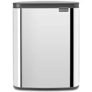Image of Brabantia Bo Waste Bin 12 Litre Brilliant Steel