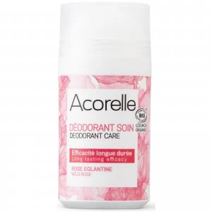 Image of Acorelle Wild Rose Roll On Care Deodorant 50ml