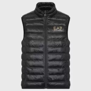 Image of EA7 Mens Core Puffer Vest - Black - S