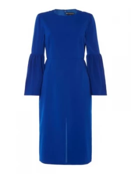 Image of Jill Jill Stuart Bell Sleeve Shift Dress Blue