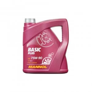 Image of MANNOL 4L Basic Plus 75W90 Fully Synthetic Gear Oil API GL 4+ VW 501.50