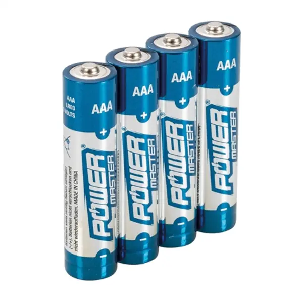 Image of Powermaster AAA Super Alkaline Battery LR03 4pk - 4pk 537212