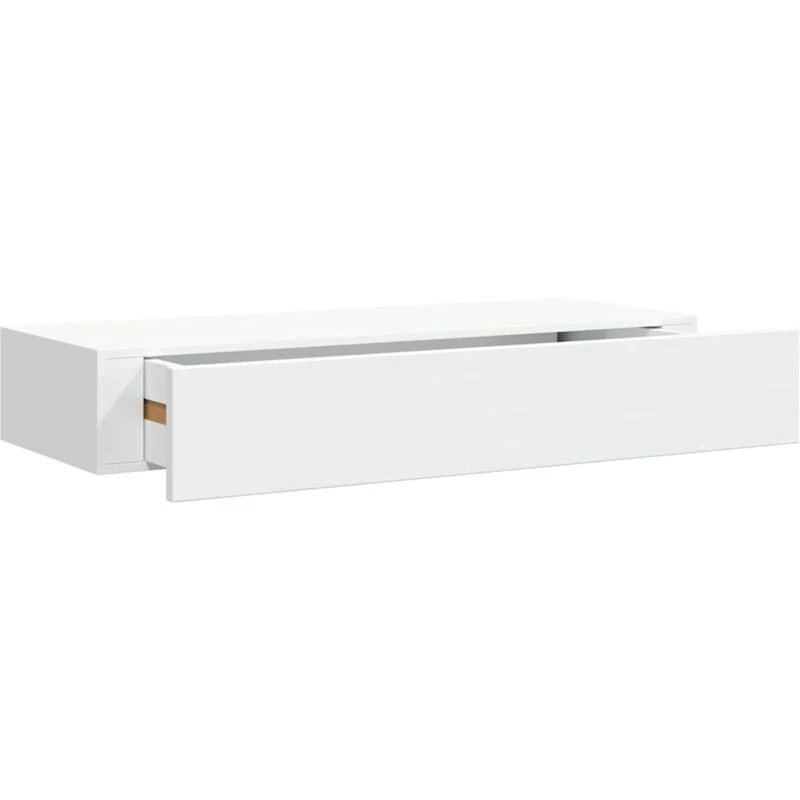 Image of VIDAXL Wall-mounted Drawer Shelf White 60x23.5x10cm mdf Vidaxl 8720286418802