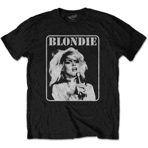Image of Blondie - Presente Poster Mens Medium T-Shirt - Black