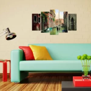 Image of 5PMX-118 Multicolor Decorative MDF Painting (5 Pieces)