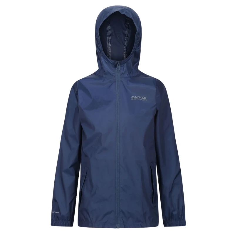Image of Regatta Kid Pack It III Waterproof Jacket - Blue Blue C13yrs
