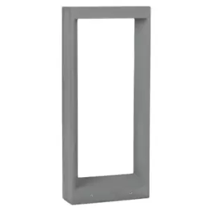 Image of Netlighting Merano Bay Outdoor Bollard Grey Cement Glass LED 8W 380Lm 3000K IP65